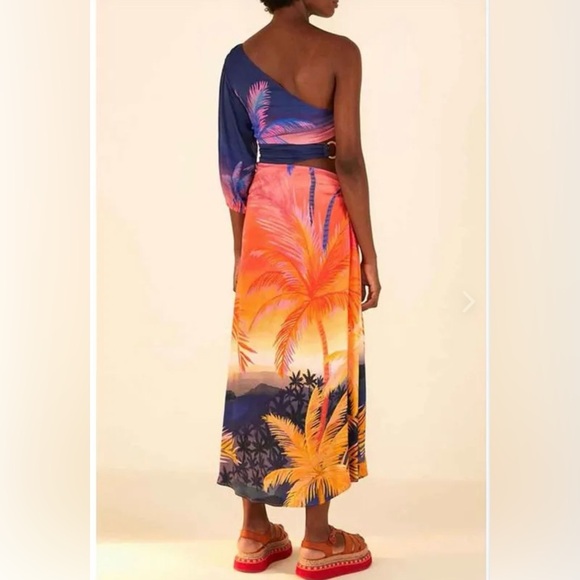 FARM Rio Sossego Maxi Dress Siz XL - Picture 4 of 11